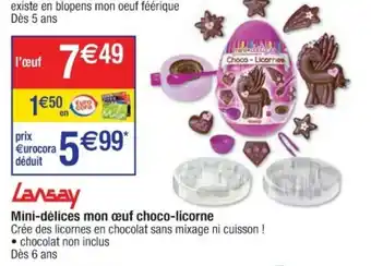 Mini-délicesmon œuf choco-licorne