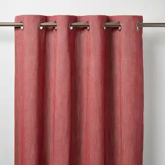 Rideau goodhome tiga rouge 140 x 260 cm