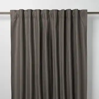 Castorama Rideau goodhome klama gris foncé 140 x 260 cm offre