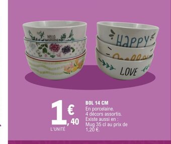 E.Leclerc Bol 14cm offre