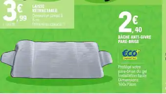 E.Leclerc Bache Anti-Givre Pare-Brise offre