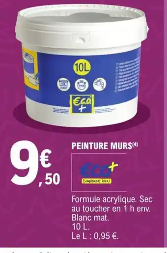 E.Leclerc Peinture Murs offre