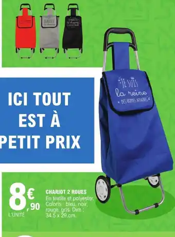 E.Leclerc Chariot 2 Roues offre