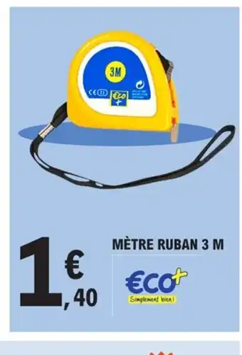 E.Leclerc Metre Ruban 3m offre