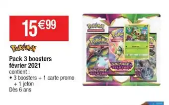Pack 3 booster Février 2021