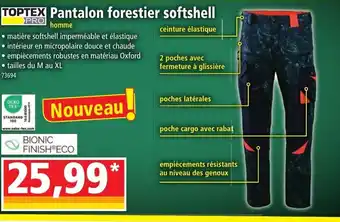 Norma Pantalon Forestier Softshell offre