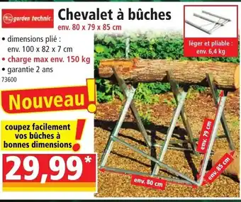 Chevalet à bûches
