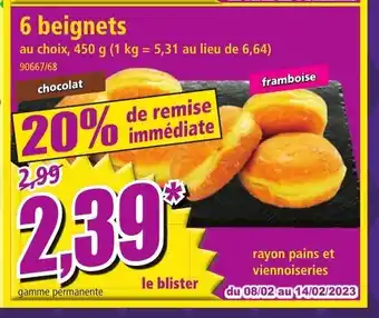 Norma 6 beignets offre