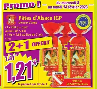 Norma Pâtes d'Alsace IGP offre