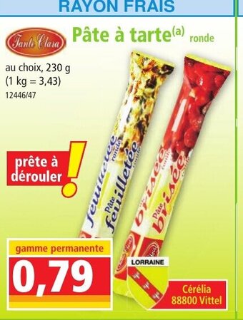Norma Pâte a Tarte offre