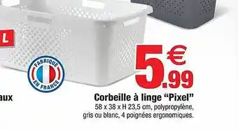 Bazarland Corbeille à linge offre