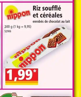 Norma Riz Soufflé Et Cereales offre