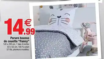 Bazarland Parure housse de couette offre