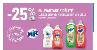 G20 Liquides vaisselle mir vaisselle offre