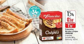 G20 Préparation ma pâte à crêpes francine offre