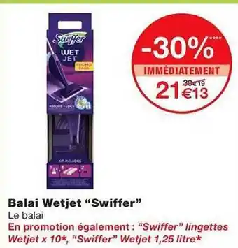 Monoprix Balai wetjet offre
