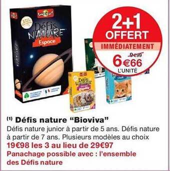 Monoprix Défis nature offre