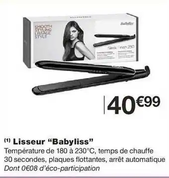 Monoprix Lisseur offre