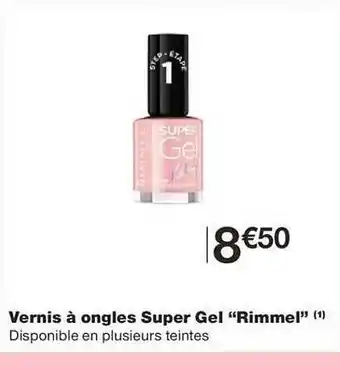 Monoprix Vernis à ongles super gel offre