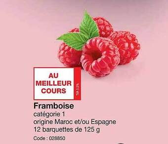 Promocash Framboise offre