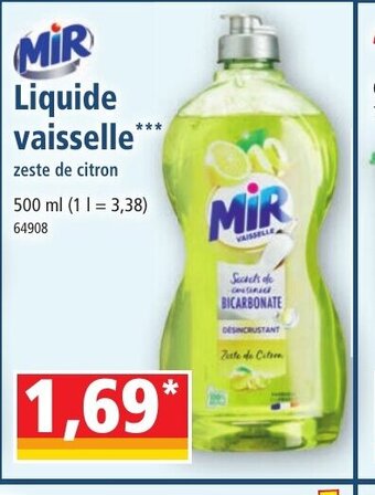 Norma Mir Liquide Vaisselle offre