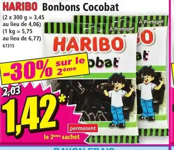 Norma Haribo Bonbons Cocobat offre