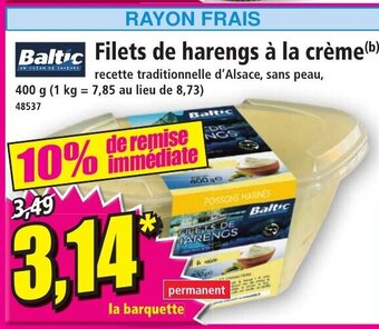 Norma Filets de Harengs à la crème offre