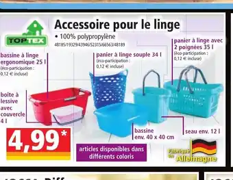 Norma Accessoire pour Le Linge offre