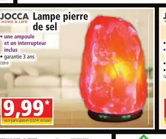 Norma Lampe Pierre de sel offre