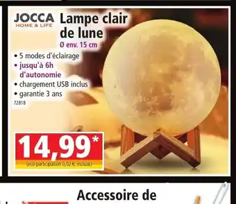 Norma Lampe Clair de lune offre