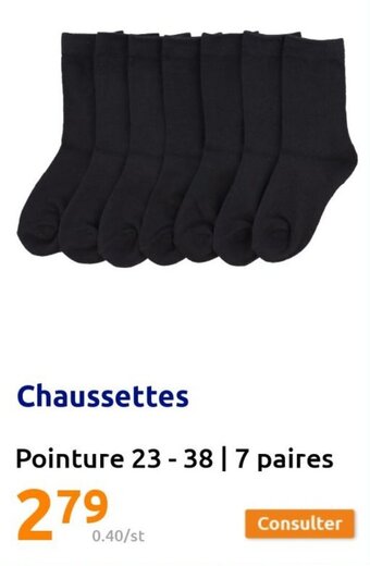 Action Chaussettes offre