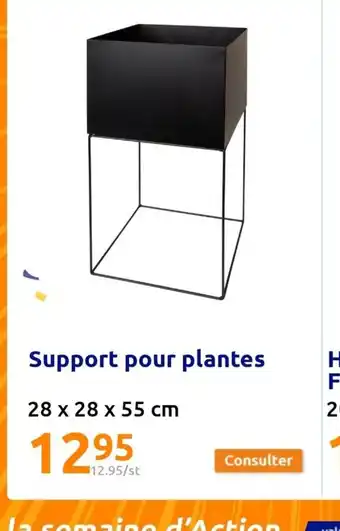 Action Support Pour Plantes offre