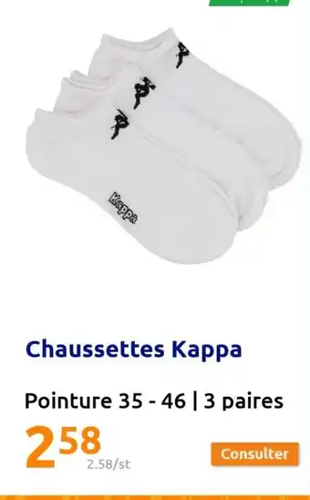 Action Chaussettes Kappa offre