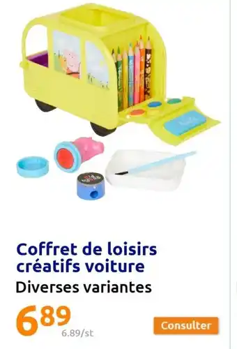 Action Coffret de Loisirs Creatifs Voiture offre