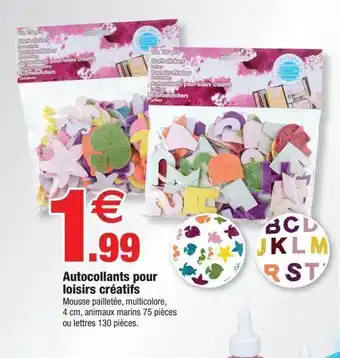 Autocollants pour loisirs creatifs