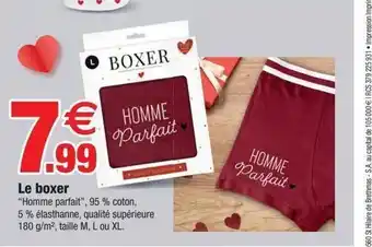 Bazarland Le boxer offre