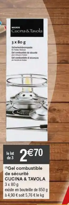 Migros Combustible pour poêle offre