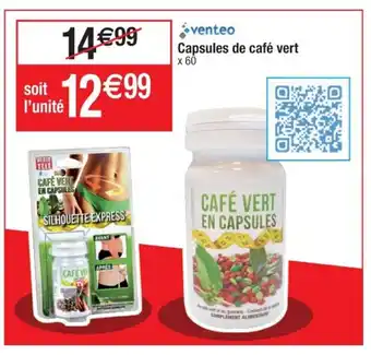 Capsules de café vert