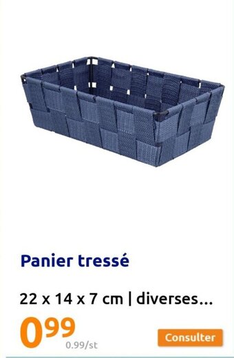 Action Panier tressé offre