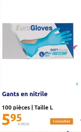 Action Gants en nitrile offre