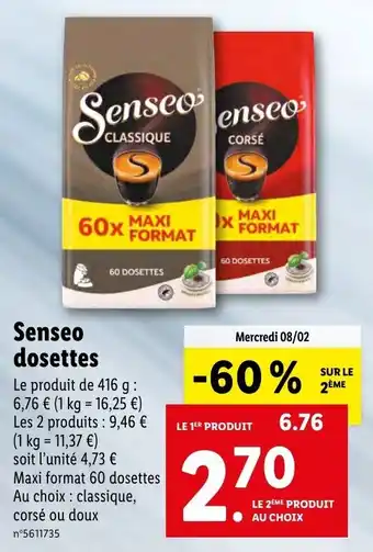 Senseo dosettes