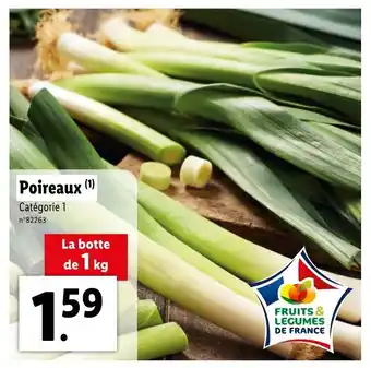 Lidl Poireaux offre
