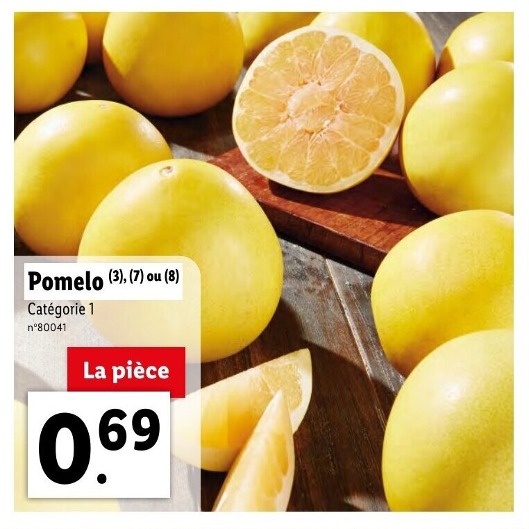 Promo Pomelo chez Lidl