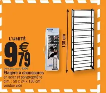 Cora x Carrefour Etagère à chaussures offre