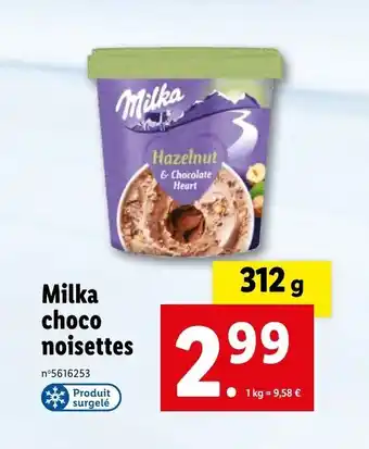 Lidl Milka choco noisettes offre