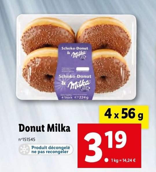 Promo Donut milka chez Lidl