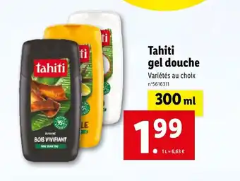 Lidl Tahiti gel douche offre
