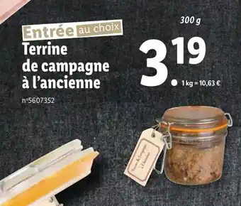 Lidl Terrine de campagne à l'ancienne offre
