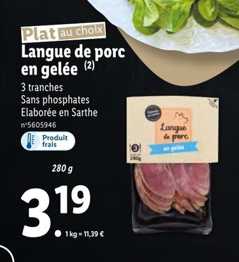 Langue de porc en gelée