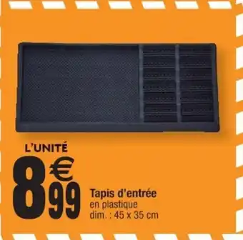 Tapis d'entrée